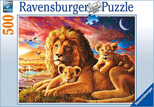 Пазл Семья львов, Ravensburger